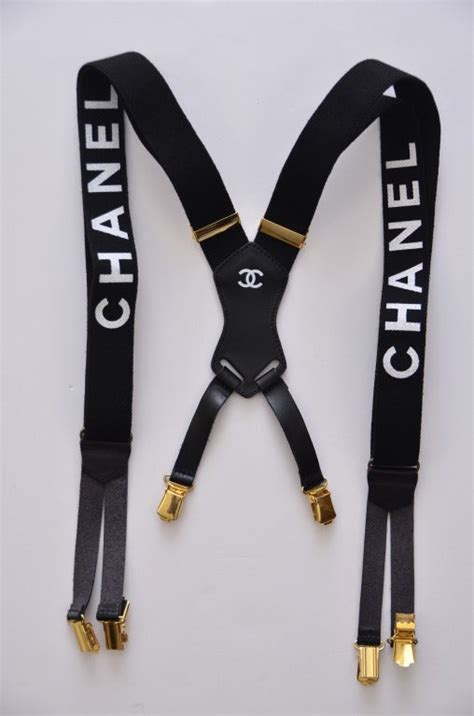 black chanel sneakers replica|faux chanel suspenders.